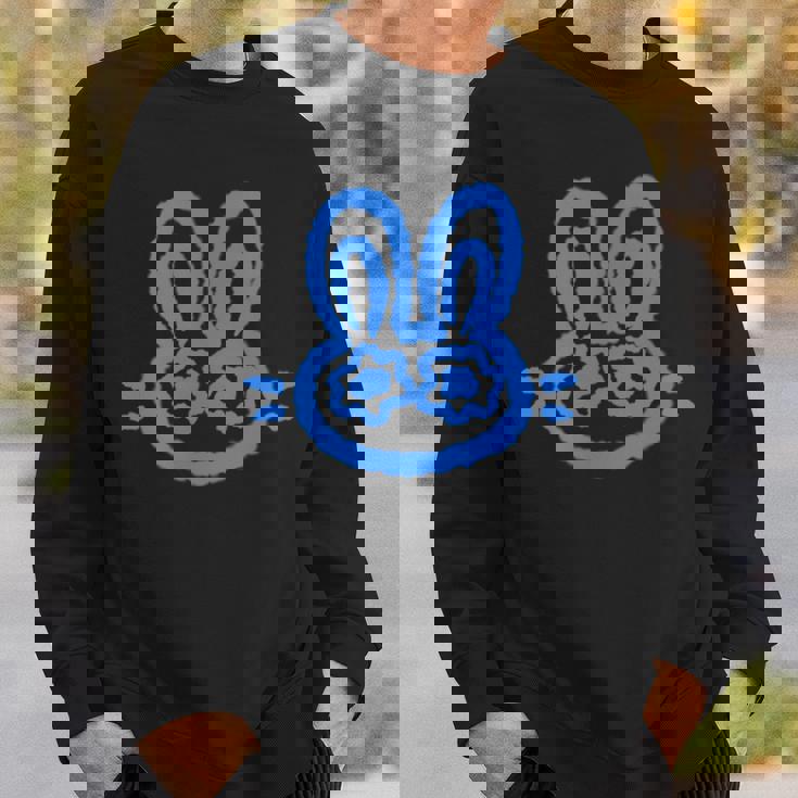 90S Y2k 泣いているウサギ うさぎは星空の下で悲しい スウェットシャツ 彼への贈り物