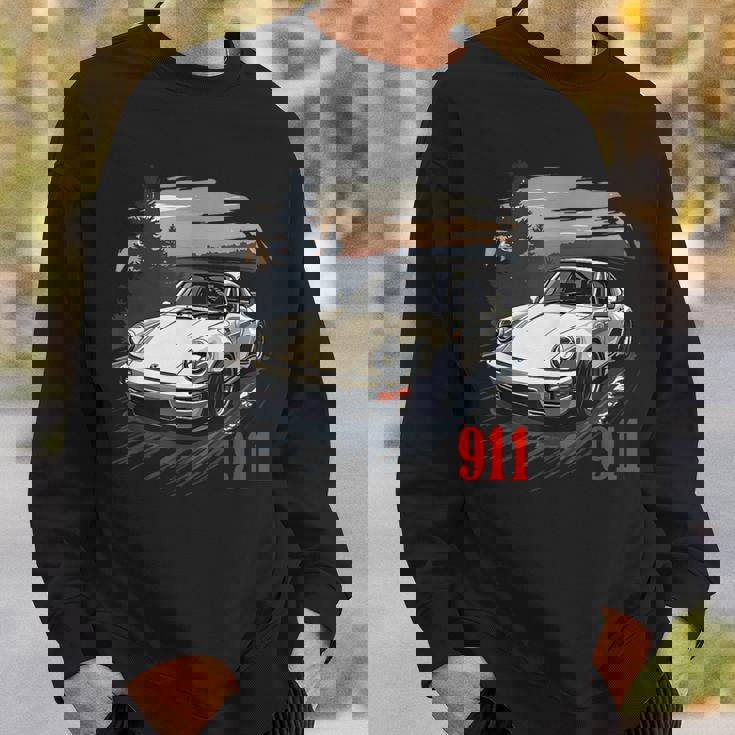 911ターボレトロヴィンテージ964カークラシック自動車トラック。 スウェットシャツ 彼への贈り物