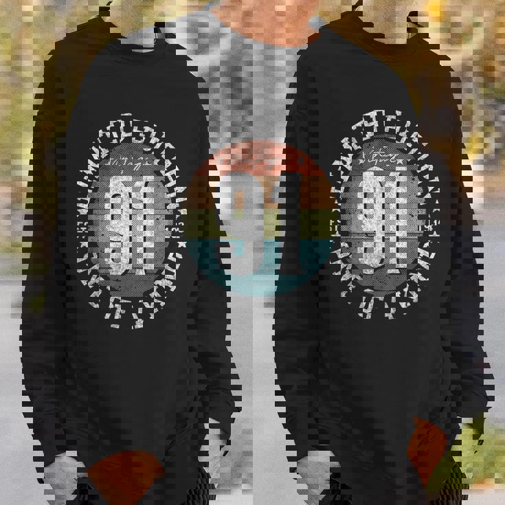 91歳のギフト ヴィンテージ 1934年限定版 91歳の誕生日 スウェットシャツ 彼への贈り物