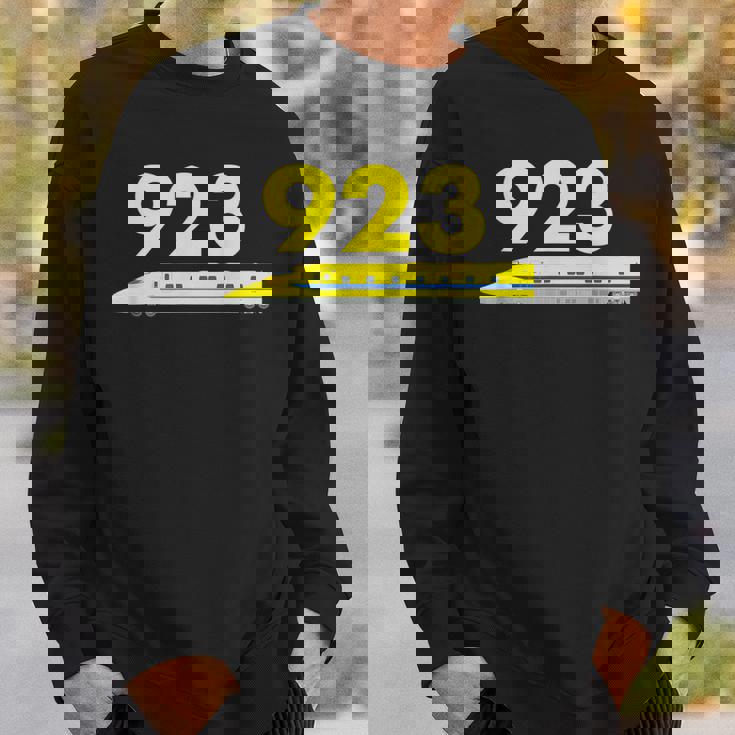 923形ドクターイエローT4 イラスト923テキスト スウェットシャツ 彼への贈り物