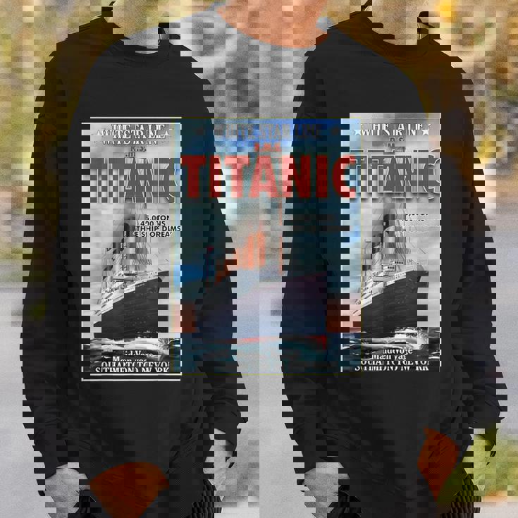 A 1912 ヴィンテージ タイタニック 航海船 クルーズ船 スウェットシャツ 彼への贈り物