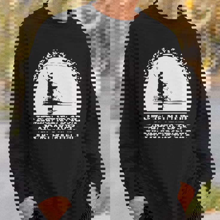 A River Runs Through It フライフィッシング 長袖tシャツ スウェットシャツ 彼への贈り物