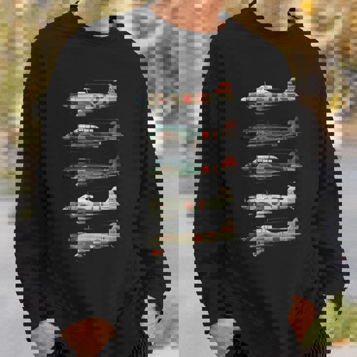 A6mゼロ日本ww2戦闘機 スウェットシャツ 彼への贈り物