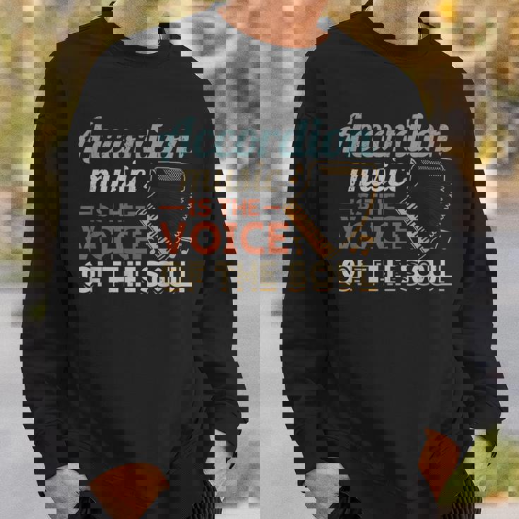 Accordion Music Is Theoice Of Theoul アコーディオン スウェットシャツ 彼への贈り物