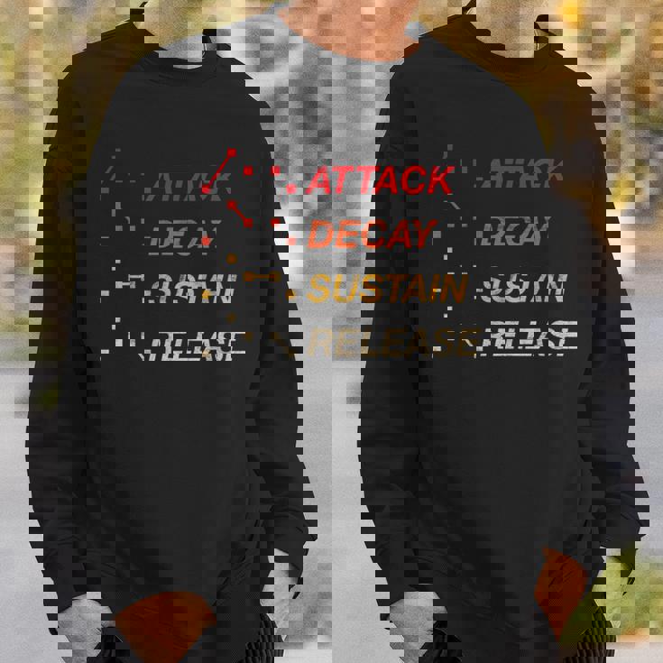 Adsr Producerynth ヴィンテージアナログギアスタジオエンベロープ酸 スウェットシャツ 彼への贈り物