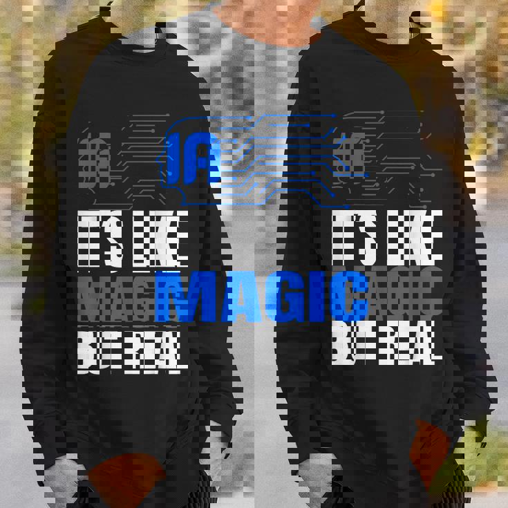 Aiマジック リアルロボットテック 未来 デジタルマインド スウェットシャツ 彼への贈り物