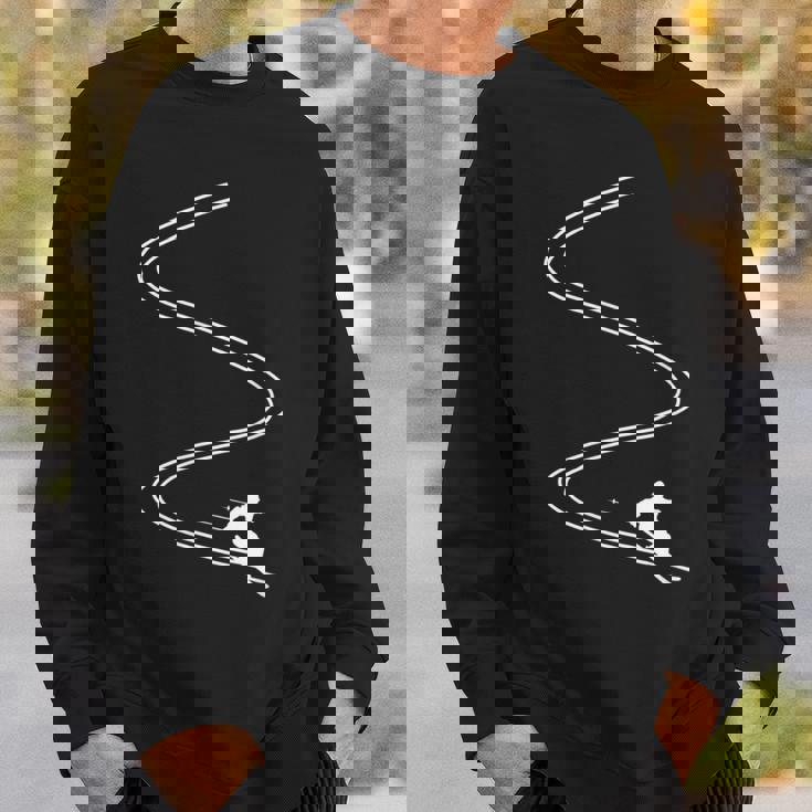 Alpinekiing ディープスノーパウダー ファーストライン スキー ホリデー スウェットシャツ 彼への贈り物