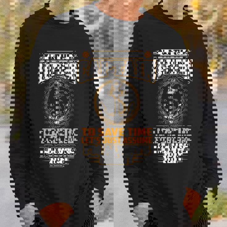 I Am The Captain スウェットシャツ 彼への贈り物