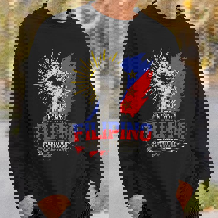 I Am Not A Filipino For Nothing ファイトサポーター サラ・ドゥテルテ スウェットシャツ 彼への贈り物