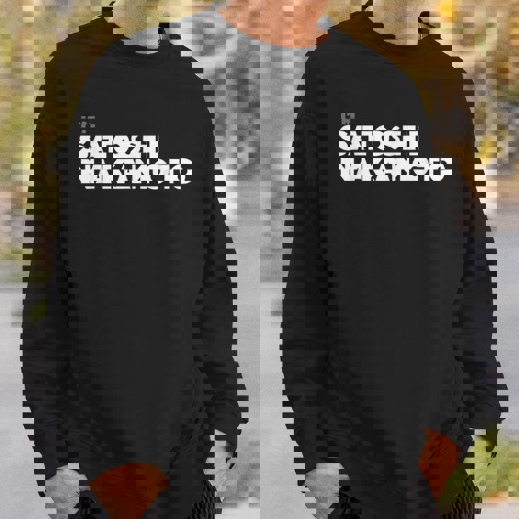 I Amatoshi Nakamoto ビットコイン暗号通貨tシャツ スウェットシャツ 彼への贈り物