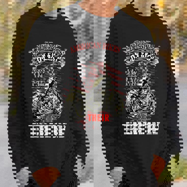 American Bikes Don't Leak Oil バイカーファンロッカーバイク スウェットシャツ 彼への贈り物