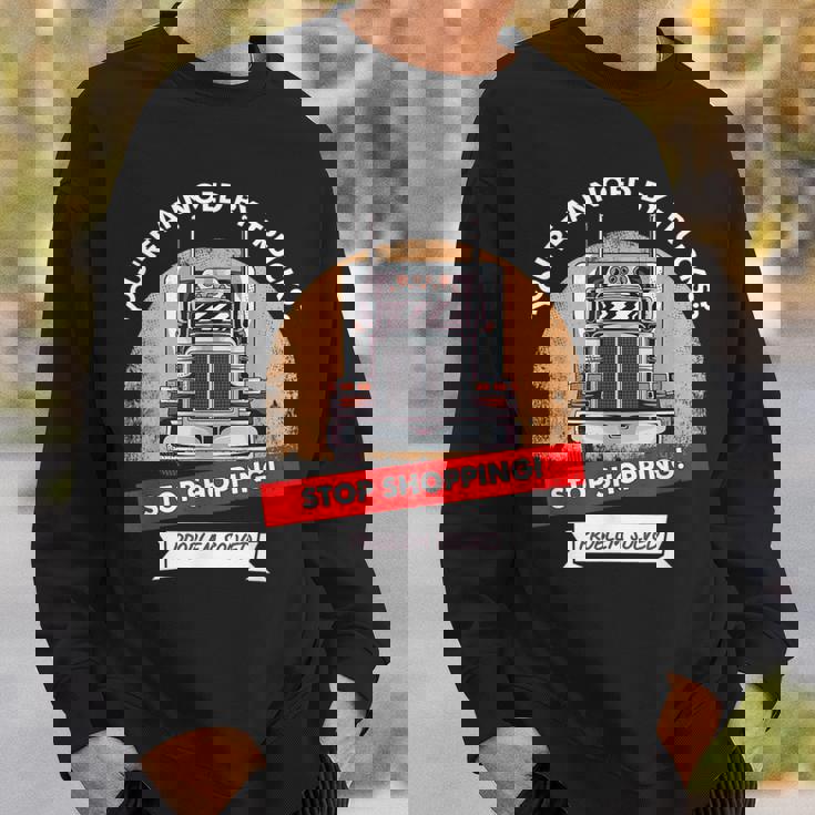 Annoyed By Trucks トラック ドライバー トラッカー スウェットシャツ 彼への贈り物