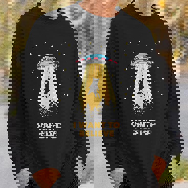 Area 51 Ufoハンターtシャツ エイリアン誘拐 I Want To Believe スウェットシャツ 彼への贈り物