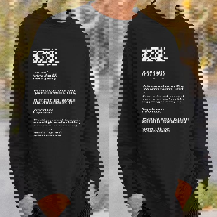 Azul 名前 スウェットシャツ 彼への贈り物