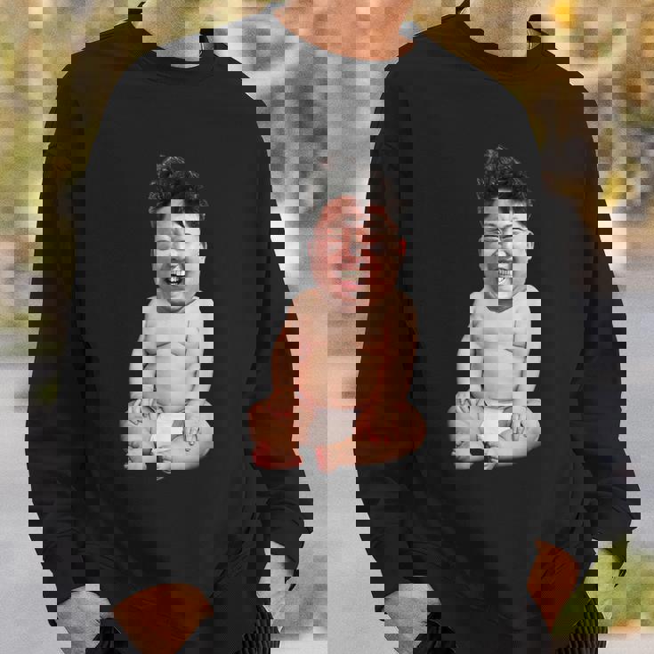 Baby Kim Jong Un-Big Baby スウェットシャツ 彼への贈り物