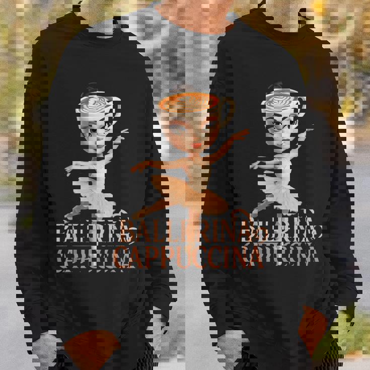 Ballerina Cappuccina Brainrot スウェットシャツ 彼への贈り物