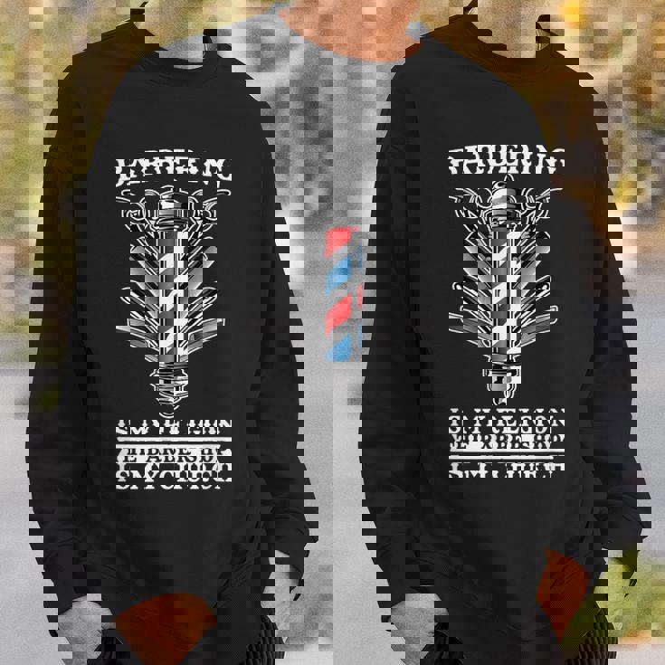 Barber ヘアドレッサー ヘアスタイリスト バーバーショップ バーバー スウェットシャツ 彼への贈り物