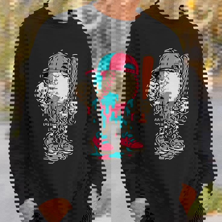 Baseball Drip For Boys Ice Cream Drip Baseball Sweatshirt Gifts for Him Baseball Drip For Boys Ice Cream Drip Baseball Sweatshirt Gifts for Him