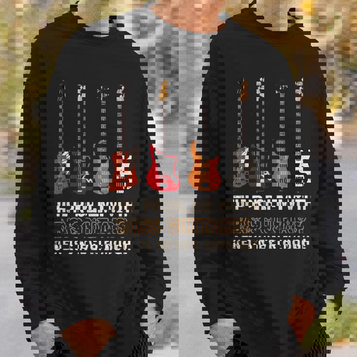 Bass Guitarist ミュージシャンギフト 楽器 ベースギター スウェットシャツ 彼への贈り物