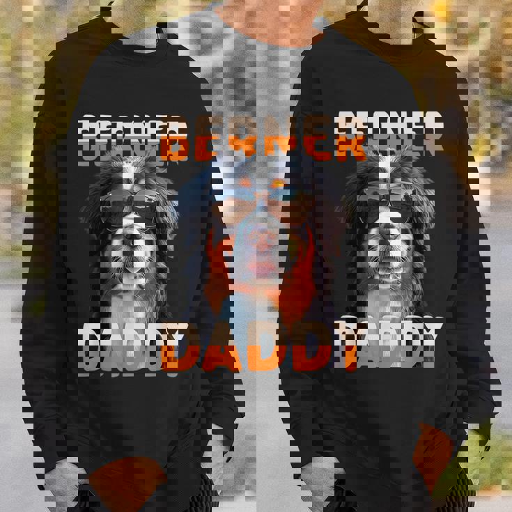 Berner Daddyバーニーズマウンテンドッグ お父さん 犬 お父さん 父の日 バーニーズ お父さん スウェットシャツ 彼への贈り物