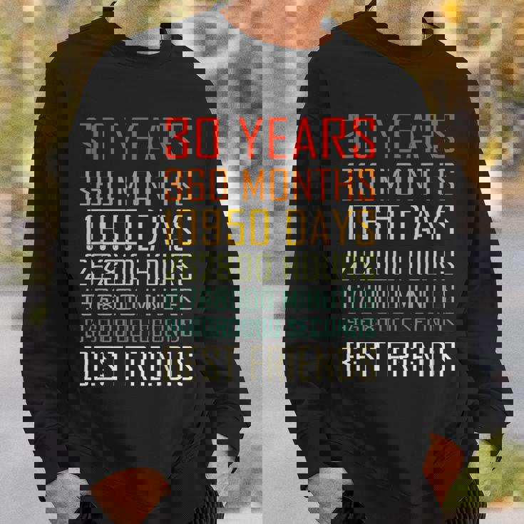 Best Friends ヴィンテージ 30年 友情記念日 スウェットシャツ 彼への贈り物