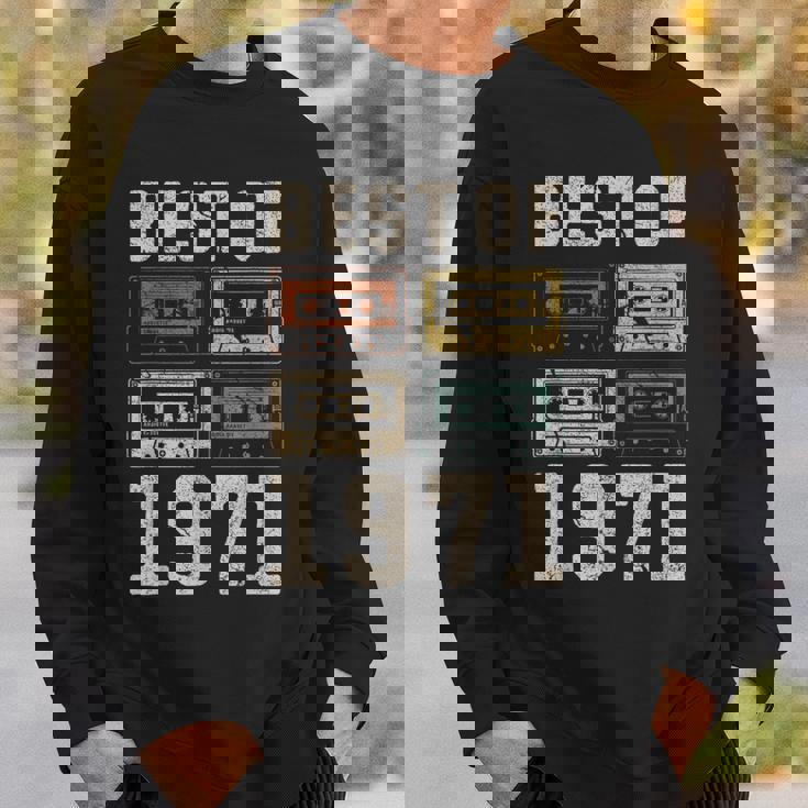 Best Of 1971 カセットテープ・レトロ 54歳の誕生日 スウェットシャツ 彼への贈り物