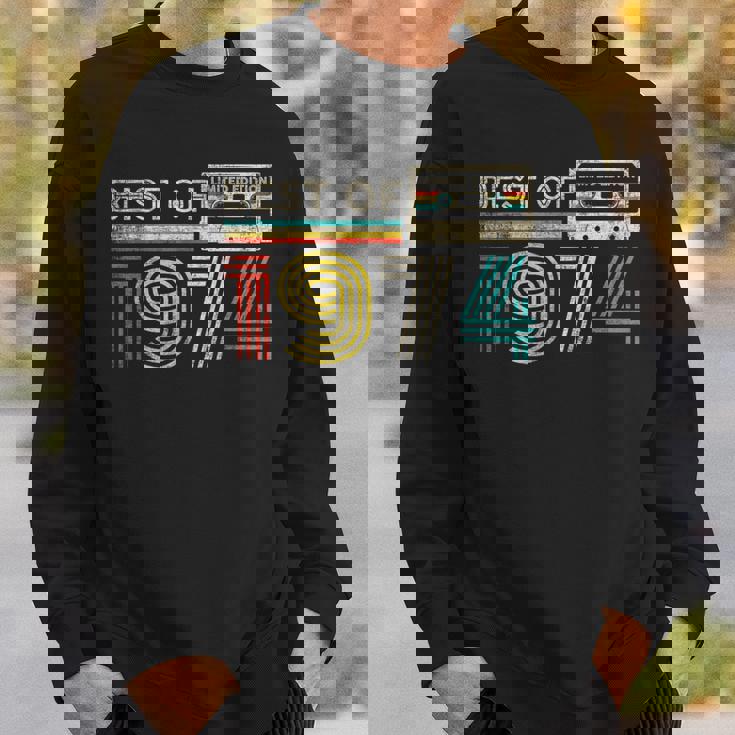 Best Of 1974 Classic Birthday 1974 Cassette Tapeintage スウェットシャツ 彼への贈り物