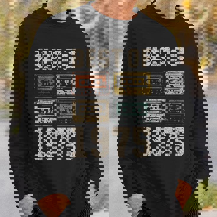 Best Of 1975 カセットテープ・レトロ 50歳の誕生日 スウェットシャツ 彼への贈り物