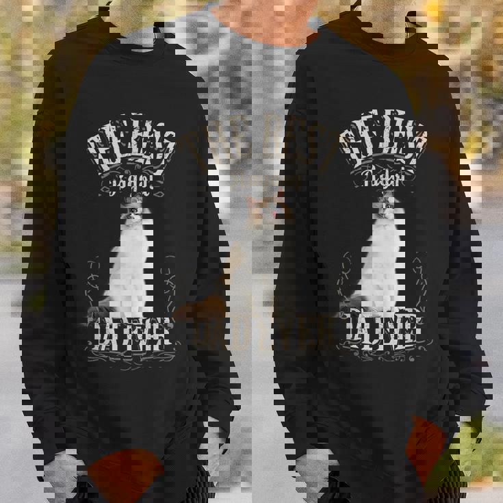 メンズ Best Ragdoll Dad Ever ラグドールキャットギフト レトロビンテージ スウェットシャツ 彼への贈り物