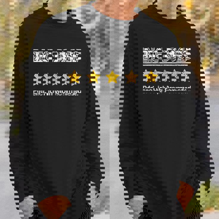 メンズ Big Boss 5Tar Reviewお父さんへの完璧な面白いギフト スウェットシャツ 彼への贈り物