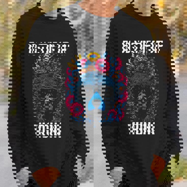 Bigtone Gap バージニア Usa クマと花のデザイン スウェットシャツ 彼への贈り物