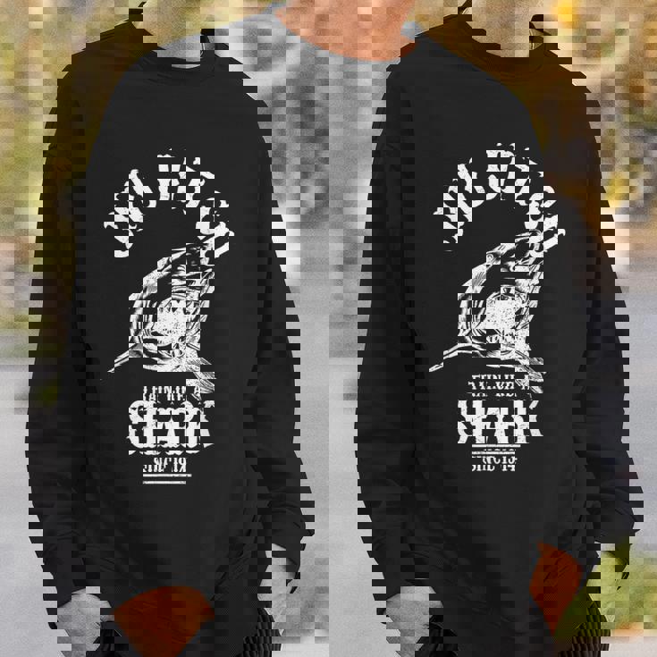 Bjj ブラジリアン柔術電車 サメのように スウェットシャツ 彼への贈り物