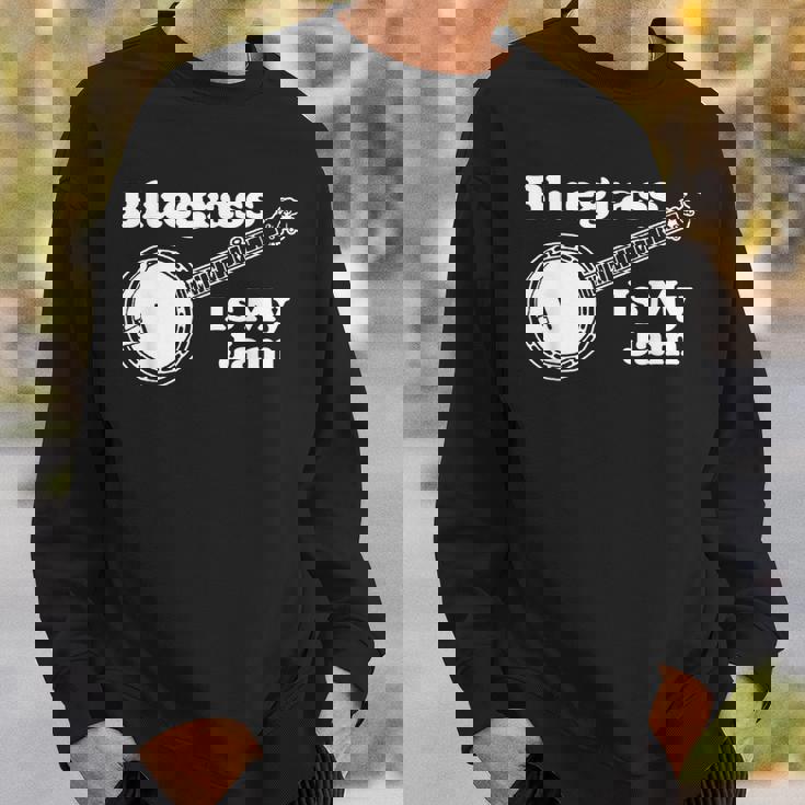 Bluegrass Is My Jam Banjo Musicintage Graphic スウェットシャツ 彼への贈り物