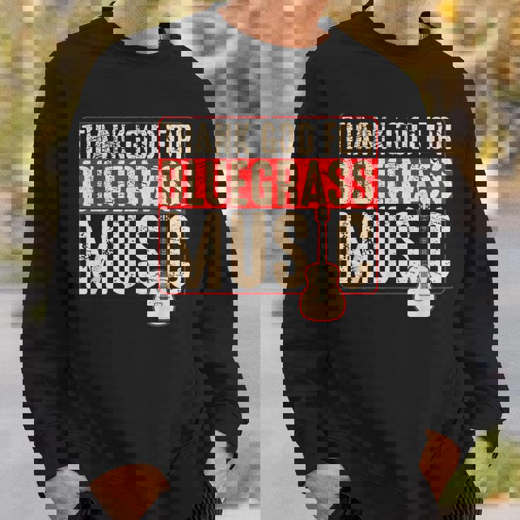 Bluegrass ミュージックギタープレーヤー 面白いバンジョー楽器 スウェットシャツ 彼への贈り物