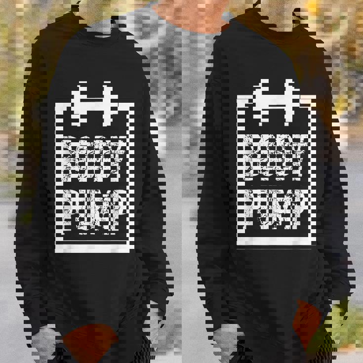 Body Pump Fitness Motivation ボディビルディングジムシャツ スウェットシャツ 彼への贈り物