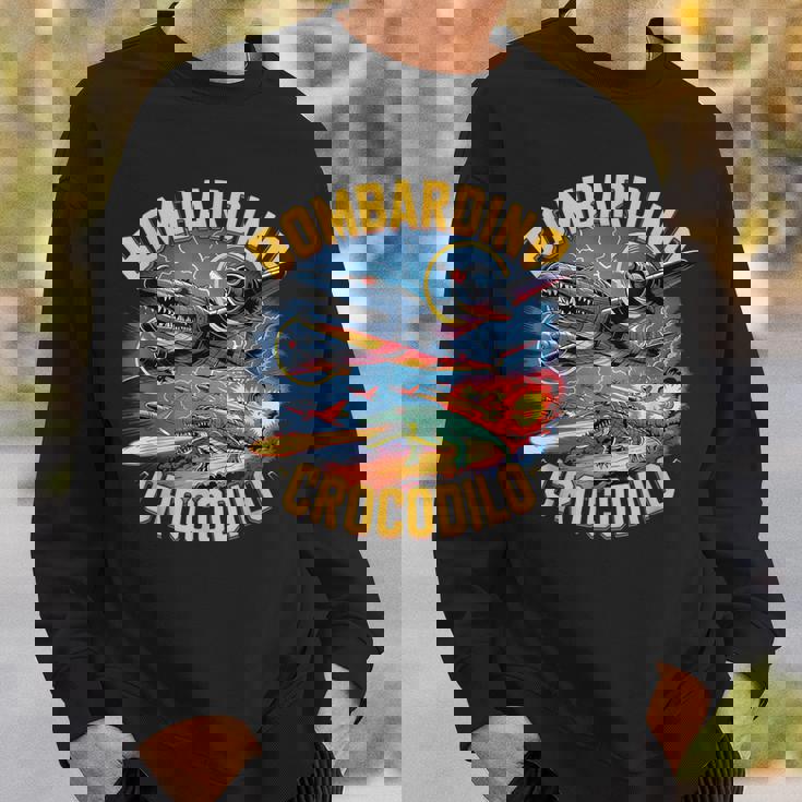 Bombardino Crocodilo Italian Brainrot スウェットシャツ 彼への贈り物