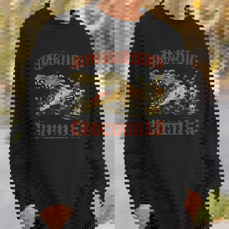 Bombardiro Crocodilo イタリアンブレインロットミーム スウェットシャツ 彼への贈り物