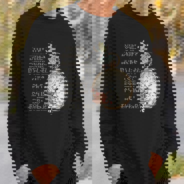 Bonkers Quote Time 不思議の国のアリス スウェットシャツ 彼への贈り物