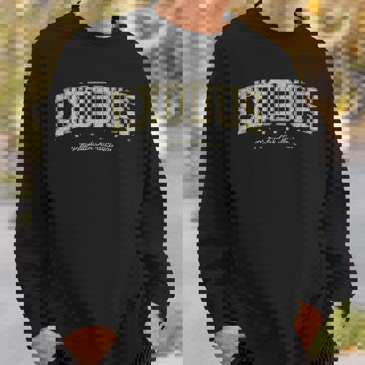 Books Of The Bible Exodus 旧約聖書 五芒星 スウェットシャツ 彼への贈り物