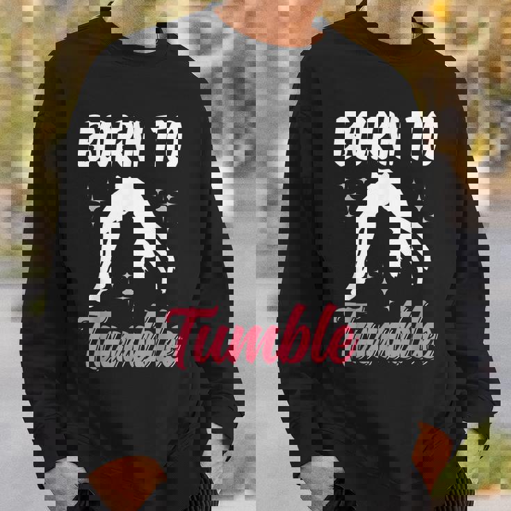 Born To Tumble おもしろアクロバット 体操 体操 スウェットシャツ 彼への贈り物