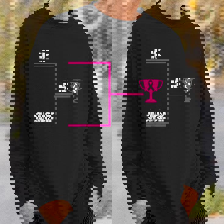 Breast Cancer Me Winner ブラケット インスピレーショナル啓発ギフト スウェットシャツ 彼への贈り物