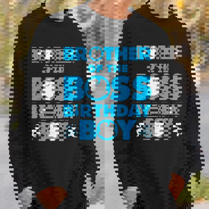 Brother Of The Boss 誕生日 男の子 赤ちゃん 家族 デコレーション スウェットシャツ 彼への贈り物