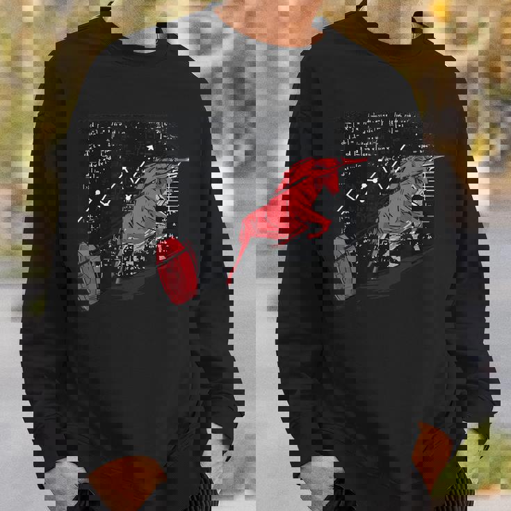 Bullishtock Market シャツ A Bull Pull A Bitcoin Up スウェットシャツ 彼への贈り物