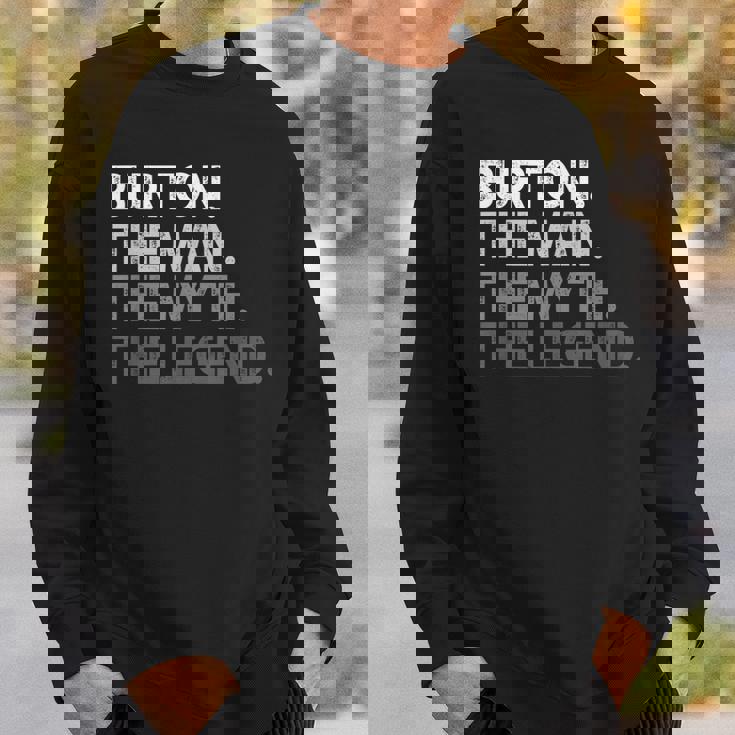 Burton -The Man Myth Legend スウェットシャツ 彼への贈り物