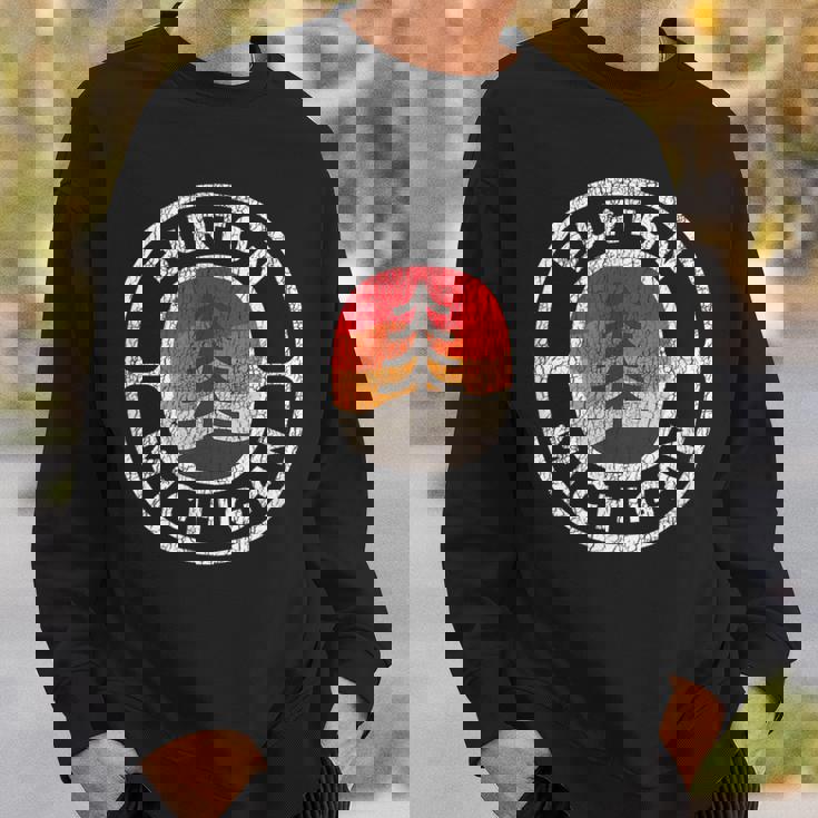 Burton Michigan ビンテージ レトロ グラフィック スウェットシャツ 彼への贈り物