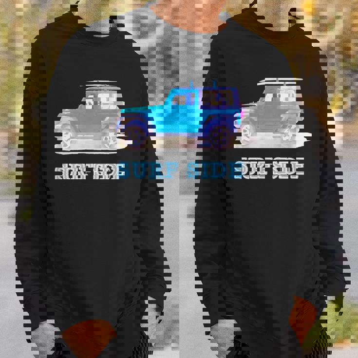 The Car On Theeaside【Surfide サーフサイド】車 サーフィン／サーファー 夏・海 スウェットシャツ 彼への贈り物