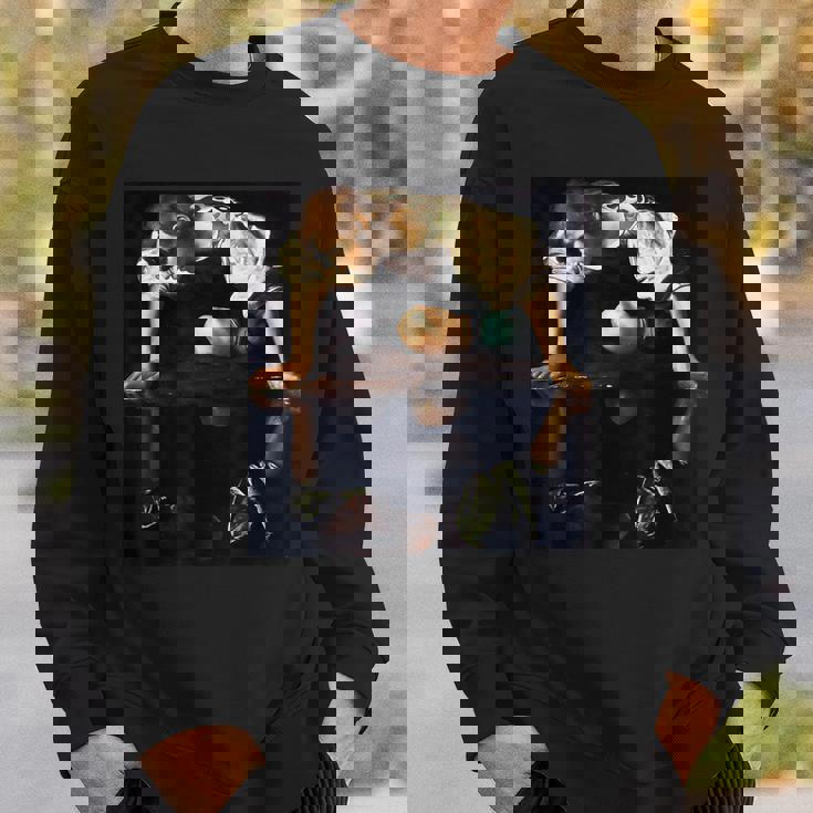 Caravaggioによるnarcissus（Narciso） スウェットシャツ 彼への贈り物