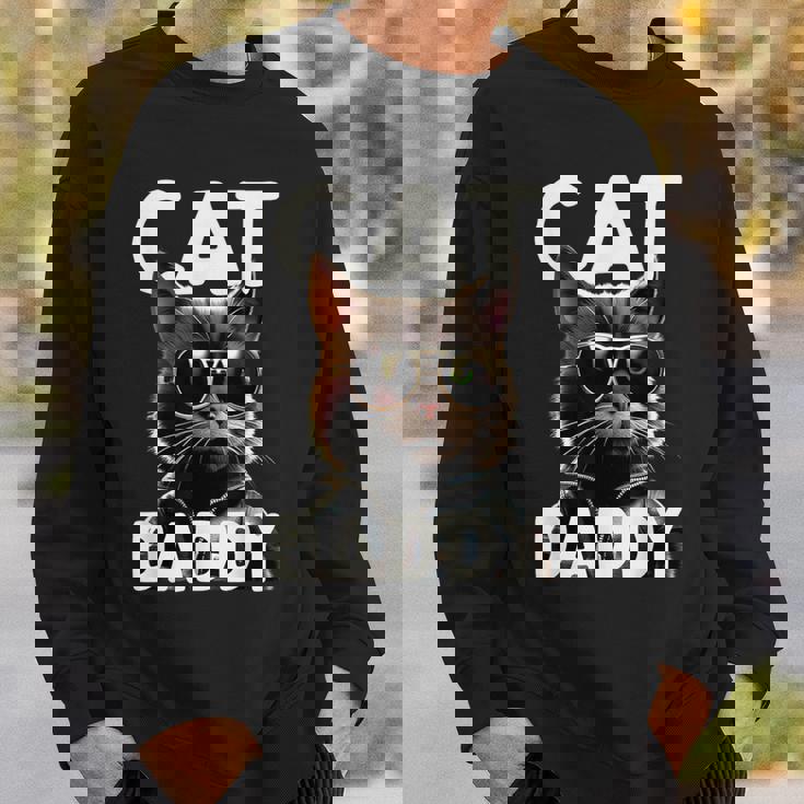 Cat Daddy 猫のお父さん 猫のお父さん お父さん ハウス 猫のお父さん 父の日 猫 スウェットシャツ 彼への贈り物