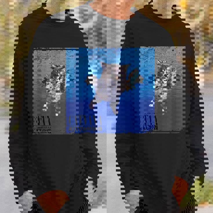 Cat Nevermind 子猫ニャーパロディ 面白い猫 動物好き スウェットシャツ 彼への贈り物