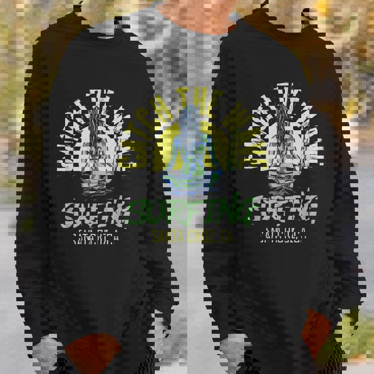 Catch Wave サンタクルーズ サーフィン カリフォルニアサーファー スウェットシャツ 彼への贈り物